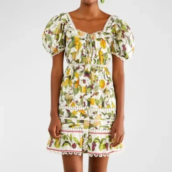 Farm Rio Fruit Orchard Mini Dress NWT - Picture 2 of 10